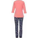 H.I.S Pyjama (2 tlg) mit 3/4-Arm und Knopfleiste
