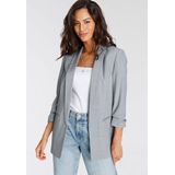 Laura Scott Longblazer mit gerafften Ärmeln