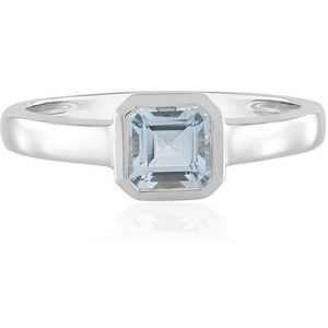 Cavill Silberring Brasilianischer Aquamarin Silberring, 0,54 ct (1-tlg)
