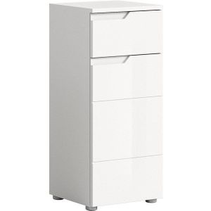 INOSIGN Unterschrank CAPRI, Höhe 87 cm, 1 Schubkasten, 1 Tür mit Softclose-Funktion Standschrank, Badschrank, Kommode, Badkommode, Anrichte, Midischrank