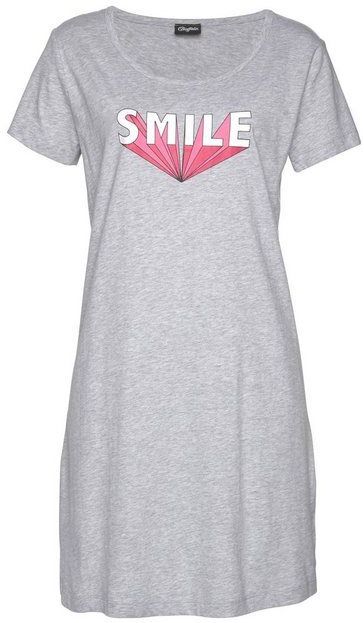 Buffalo Sleepshirt mit Statement Print