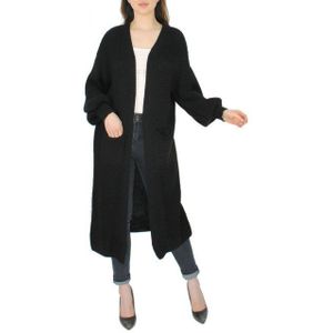 dy_mode Cardigan Langer Grobstrick Cardigan Damen Strickjacke im Oversize-Look in Unifarbe