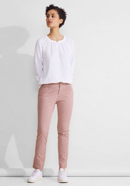 STREET ONE Stoffhose Middle Waist