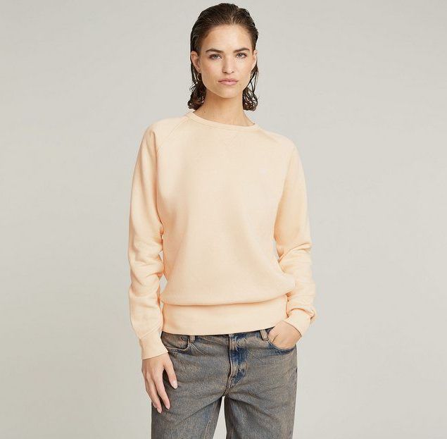 G-STAR Sweatshirt Premium core 2.0 mit Einsatz am Ausschnitt