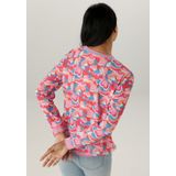 Aniston SELECTED Shirtbluse mit sportiven Bündchen - NEUE KOLLEKTION