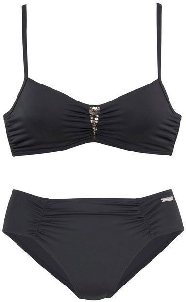 LASCANA Bügel-Bikini mit Pailletten-Verzierung