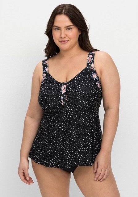 Sheego Tankini Große Größen mit separater Hose, im Mustermix