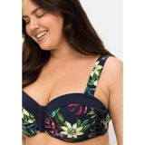 sheego by Joe Browns Bandeau-Bikini-Top Große Größen, mit verstellbaren, abnehmbaren Trägern