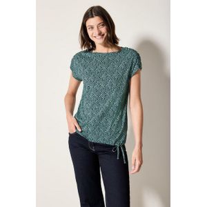 CECIL T-Shirt mit Tunnelzug am Saum