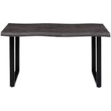 HELA Essgruppe GISELLE Esszimmer, Essgruppe, Sitzgruppe TOPSELLER!, (Set, 5-tlg., 5er Set, Tisch plus 4 Stühle), Esstisch U-Gestell Metall, Tischplatte mit Baumkante, OTTOs Choice