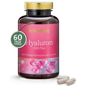 Dr. Peter Hartig Hyaluron NM, für strahlend schöne Haut, Kollagen, Biotin, Vitamin A, Kapseln, 60 Kapseln, 60-Tages-Vorrat, à 30 g