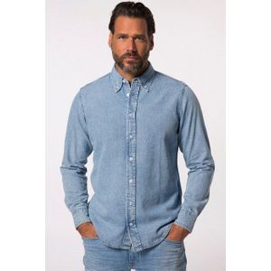 JP1880 Businesshemd JP 1880 Denim-Hemd Langarm Buttondown-Kragen