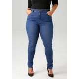 Aniston PLUS Skinny-fit-Jeans regular waist - in dezenter Used-Waschung - NEUE KOLLEKTION