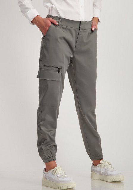 Monari Cargohose mit Zierreißverschluss