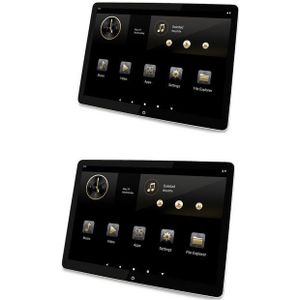 TAFFIO Set 1 Paar 10.5" Touchscreen Android Monitor 8GB+128GB WiFi 4G SIM Navigationsgerät