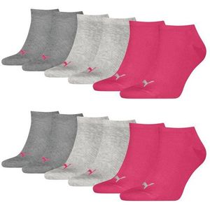PUMA Sneakersocken Soft Cotton (6-Paar) mit Cat-Logo und PUMA-Schriftzug