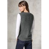 Cecil V-Ausschnitt-Pullover im Melange Look
