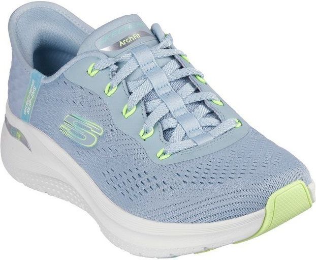 Skechers ARCH FIT 2.0-EASY CHIC Slip-On Sneaker, Schlupfschuh, Vegan mit elastischer Bungee Schnürung