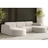 Kaiser Möbel Ecksofa Sofa U form, Couch U form MODENA U STUDIO stoff Neve, Poso, Quelle