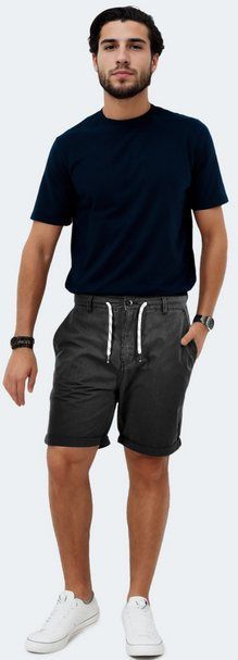 Indicode Shorts Incanvar aus atmungsaktiver Baumwolle