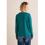 CECIL Langarmshirt aus Baumwolle mit Stretchante