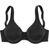 LASCANA Minimizer-BH mit Bügel und nahtlosen Cups, aus seidiger Microfaser, Basic Dessous