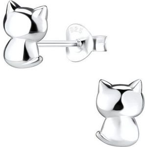 ALEXANDER YORK Paar Ohrstecker KATZE, 2-tlg., 925 Sterling Silber
