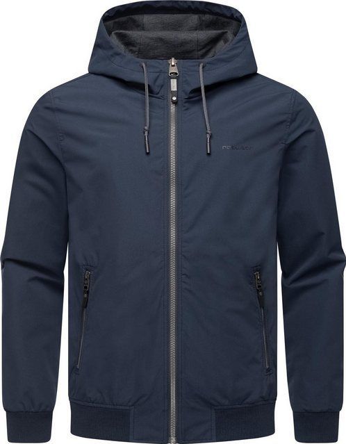 Ragwear Outdoorjacke Perci Stylische Herren Übergangsjacke mit großer Kapuze