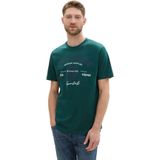 TOM TAILOR T-Shirt mit großem Logofrontprint