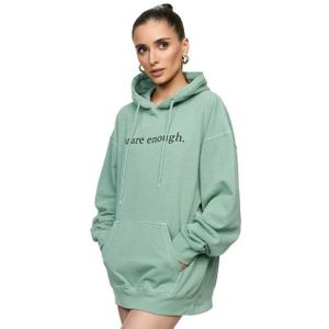 Worldclassca Hoodie Worldclassca Print YOU ARE ENOUGH Hoodie Kapuzensweatshirt Sweatshirt PRINT - YOU ARE ENOUGH - THE WORLD IS BETTER PLACE WITH YOU