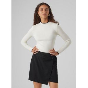 Vero Moda Rundhalspullover VMFLOUNCY LS HIGHNECK PULLOVER GA