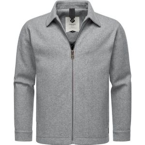 Ragwear Outdoorjacke Azzte Felt stylische Herren Hemdjacke in Woll-Optik