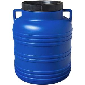 Plasteo Regentonne Weithalsfass Lebensmittelecht BPA-Frei Sauerkrautfass, 20 l, BPA-Frei