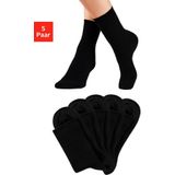 Lavana Basicsocken (Packung, 5-Paar) mit feiner Rippe