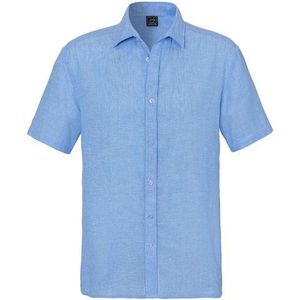 John Devin Kurzarmhemd Regular Fit, Kurzarmhemd mit Kentkragen aus reiner Baumwolle