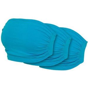 URBAN CLASSICS Bügelloser BH Urban Classics Damen Ladies Bandeau Top 3-Pack