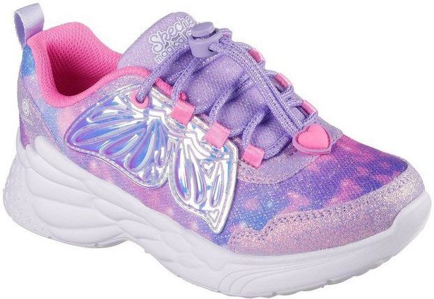 Skechers Kids DREAM RACER Slip-On Sneaker, Blink,-Klettschuh mit Herz-Applikation, Größenschablone zum Download