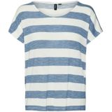 Vero Moda Kurzarmshirt VMWIDE STRIPE SL TOP GA JRS NOOS
