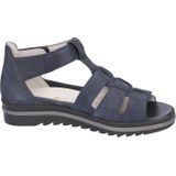 Waldläufer Hakura Sandale, Sommerschuh, Sandalette, Keilabsatz, mit Klett, Komfortweite H