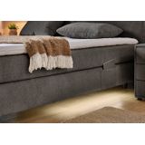 Jockenhöfer Gruppe Boxspringbett Kira in den Breiten 160x200 & 180x200cm, inkl. LED-Bel., USB-Ladeports, 7-Zonen-Matr., Topper, div. Härtegrade