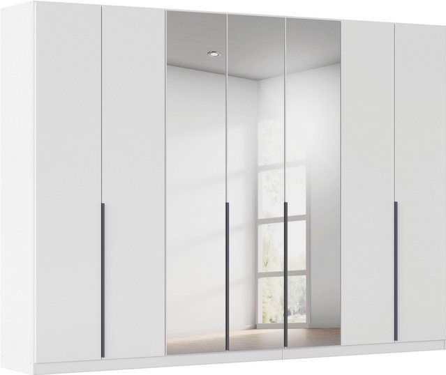 rauch Drehtürenschrank Kleiderschrank Schrank Garderobe AGORDO mit Dekor- oder Hochglanzfront (in zwei Griff-Farben) durchdachte Innenausstattung, in 6 Breiten und 2 Höhen MADE IN GERMANY