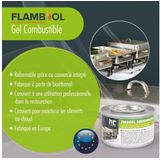Höfer Chemie GmbH Brennpaste 24x 200g Firegel Brennpaste zum Warmhalten von Speisen, 200 l, (24-St)