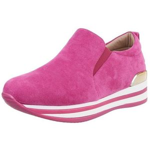 Ital-Design Komfortabler Slipper für Jeden Anlass Sneaker (89322645) Keilabsatz/Wedge Sneakers Low in Pink