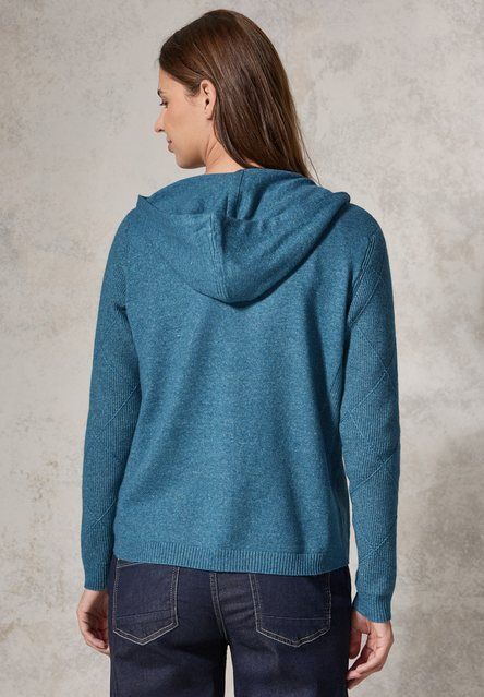 Cecil Cardigan mit Materialmix