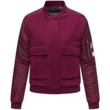 Navahoo Bomberjacke Willstehaben 14 angesagte Collegejacke mit Ärmeltasche