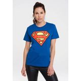 LOGOSHIRT T-Shirt DC - Superman Logo Clean mit coolem Superman-Print