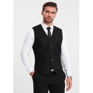 OMBRE Anzugweste Herren Anzugweste ohne Revers