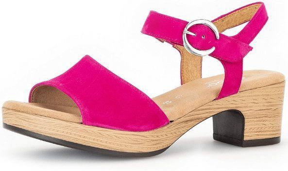 Gabor KRETA Sandalette, Sommerschuh, Sandale, Blockabsatz,in Bequemweite G (weit)