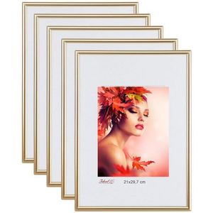 IDEAL TREND Bilderrahmen 2er 3er 5er Pack Bilderrahmen Kunststoff Lifestyle Foto Rahmen Collage