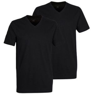 bugatti T-Shirt Bari (2er Pack) mit V-Ausschnitt, Kurzarm